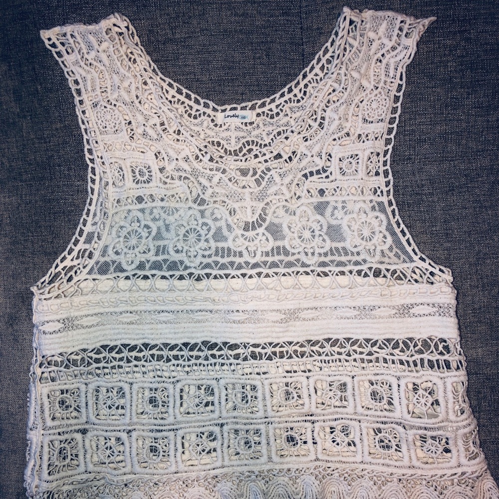 crochet. Crop top